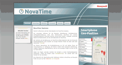 Desktop Screenshot of novatime-systeme.de